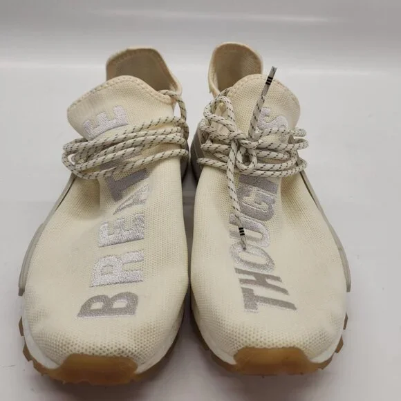 Adidas x Pharrell NMD Hu Trail Now Is Her Time Cream White Size 9.5